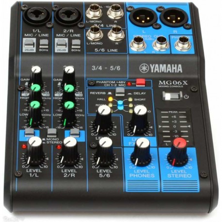 Yamaha MG06X 6 Kanal Deck Mikser