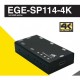 GERATECH 1X4 HDMI SPLITTER EGE-SP114-4K