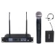 Karsect KRU 102/39H UHF El + Headset Telsiz Mikrofon