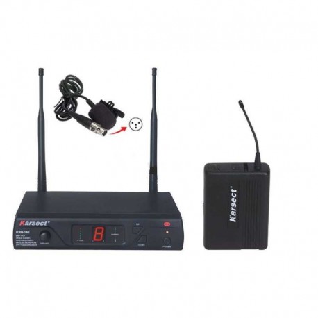 Karsect KRU 161/6L UHF Telsiz Yaka Mikrofon Sistemi